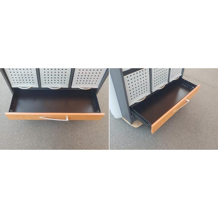 中古)(関東一部限定販売)収納棚 フラップ式ガラス扉 ※重量約 中古)(関東一部限定販売)収納棚 フラップ式ガラス扉 ※重量約