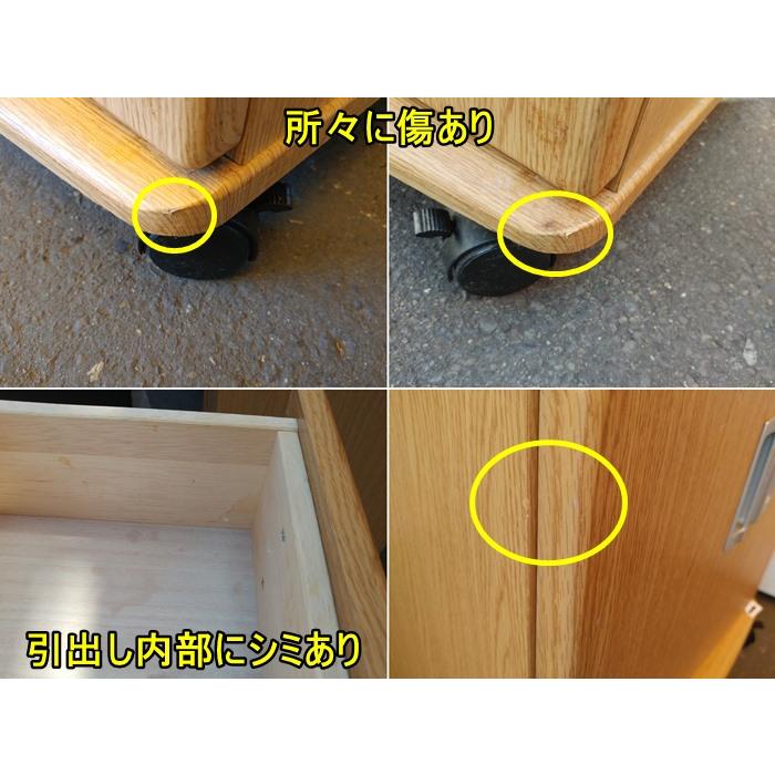 中古)(一部地域送料無料)床頭台 キャスター付きセフティ 中古)(一部地域送料無料)床頭台 キャスター付きセフティ