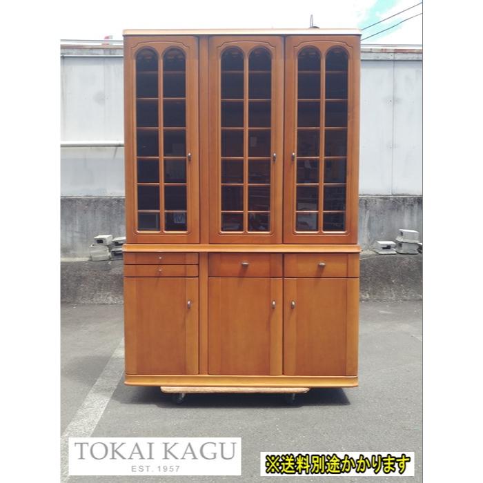 中古）（一部地域送料無料）東海家具(株) 食器棚 コレクションケース 