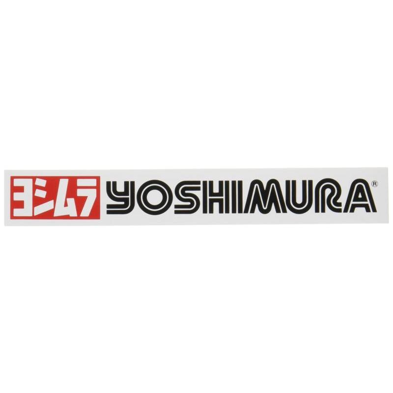 東洋マーク ヨシムラ ステッカー ホワイト/ブラック SY-2