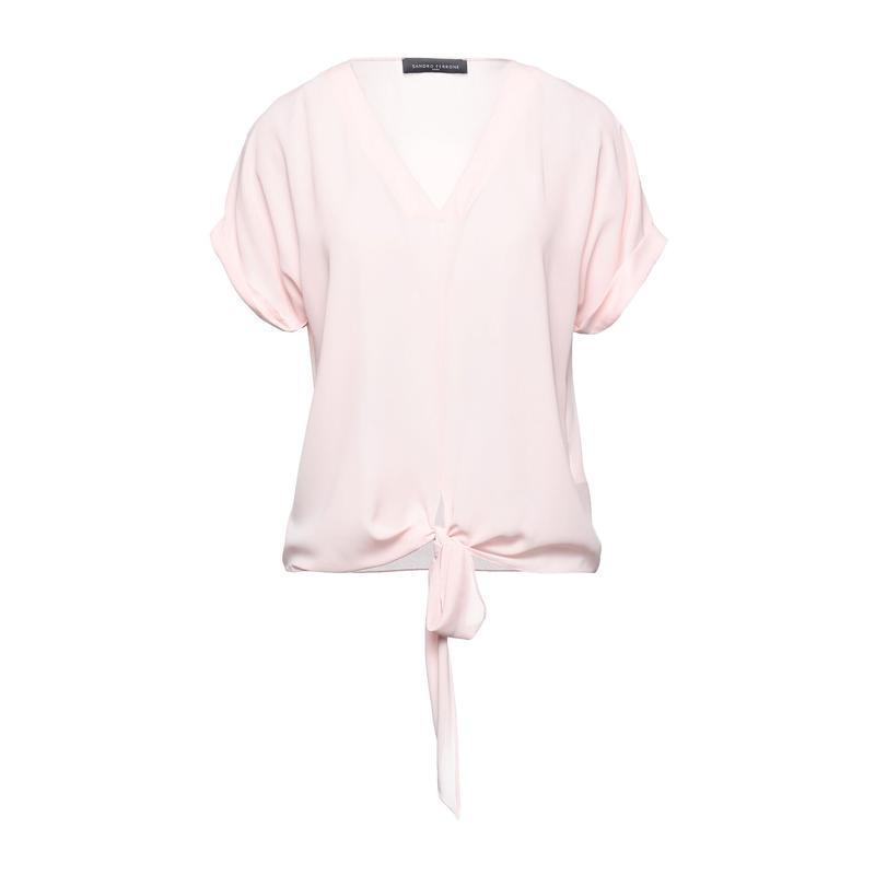 バーゲンで  レディースファッション  ブラウス FERRONE SANDRO トップス ピンク 長袖  シャツ、ブラウス  長袖
