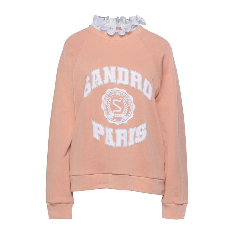 使い勝手の良い ジャージ スウェット レディースファッション スウェット Sandro サンドロ ペールピンク ジャージ スウェットトップス ジャージ スウェットトップス サイズ 1 Michiganestateplanning Com