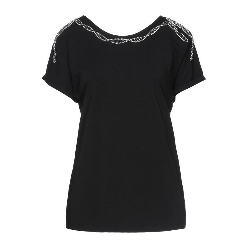 全国一律 送料無料キャンペーン実施中DIANA GALLESI Ｔシャツ  レディースファッション  トップス  Tシャツ、カットソー  半袖 ブラック