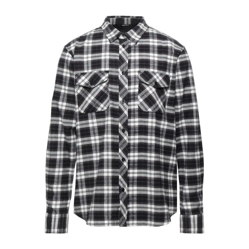 全てのアイテム Element エレメント チェック柄シャツ ブラック 長袖 シャツ カジュアルシャツ トップス メンズファッション 長袖 サイズ S Kidsworld Vic Edu Au