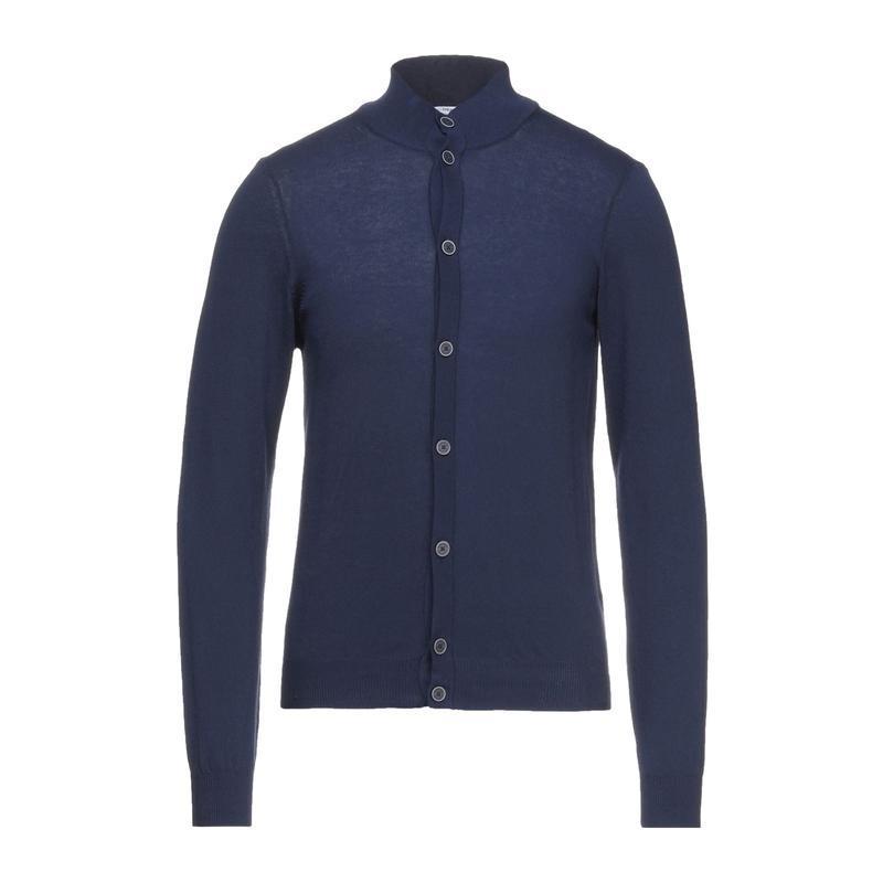 正規通販 トップス メンズファッション カーディガン Heritage ヘリテージ ダークブルー カーディガン カーディガン サイズ It 48 Www Ldlab It