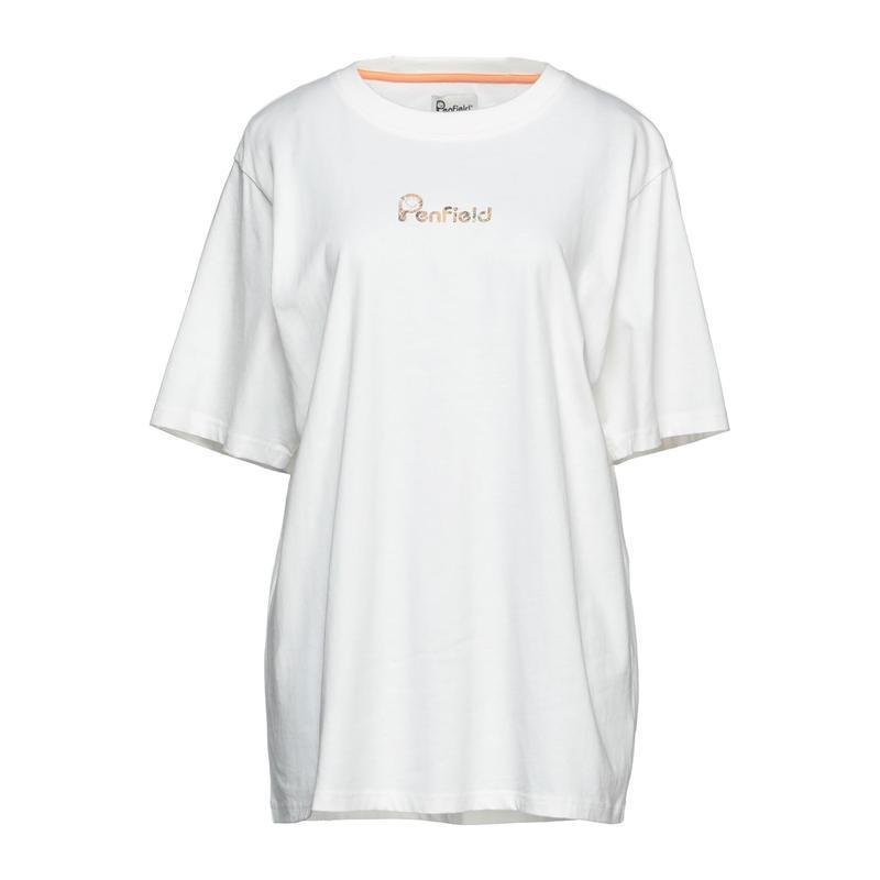 人気ショップ ペンフィールド アイボリー 半袖  Tシャツ、カットソー  トップス  レディースファッション  Ｔシャツ Penfield 半袖