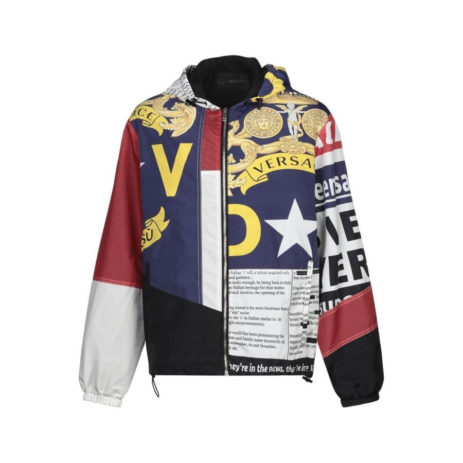 ヴェルサーチ お得なキャンペーンを実施中 Versace メンズ ブルゾン アウター ブルー ジャケット