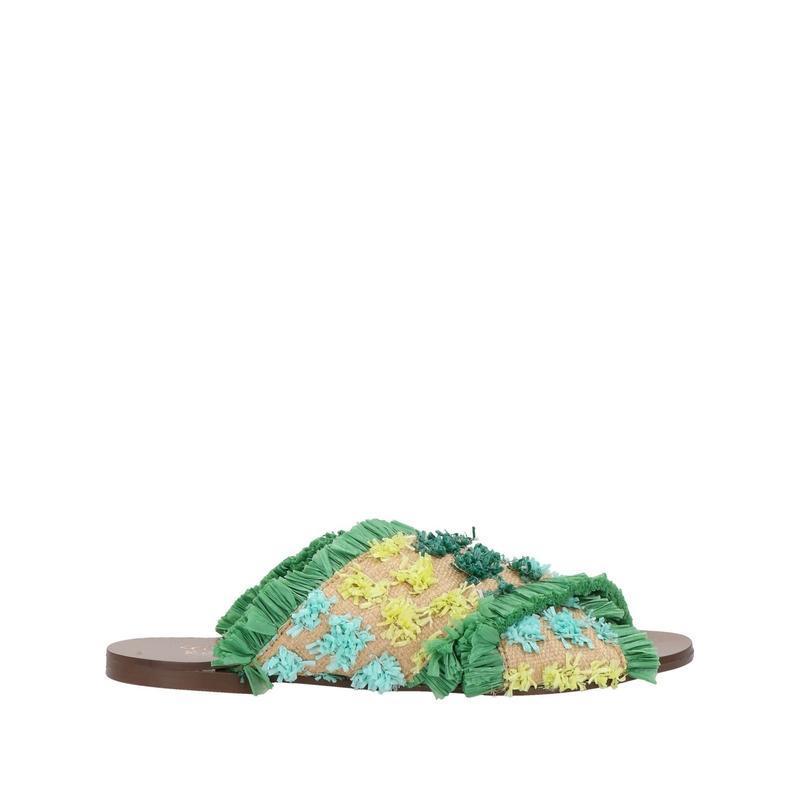 70 Off レディースファッション サンダル Rose Gipsy ジプシーローズ レディースシューズ グリーン サンダル サンダル ミュール サンダル サイズ Eu 37