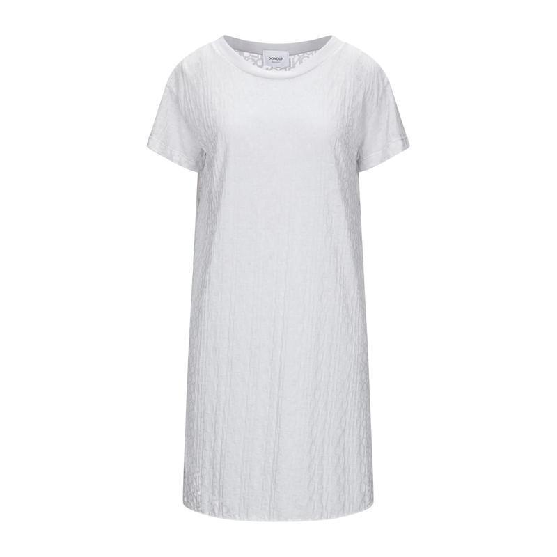 速達メール便送料無料 Dondup ミニワンピース ドレス レディースファッション ワンピース チュニック ワンピース ライトグレー リアルサープラス Karmagazine Net