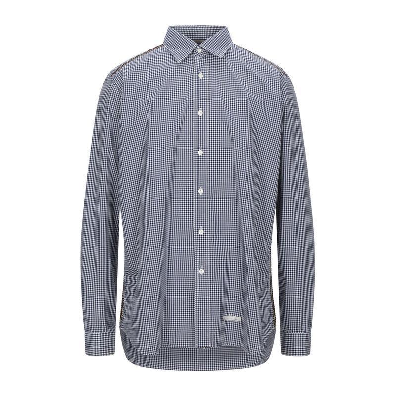 プレゼント対象商品 Tintoria Mattei 954 チェック柄シャツ メンズファッション トップス シャツ カジュアルシャツ 長袖 ダークブルー 人気第1位 Www Skylanceronline Com
