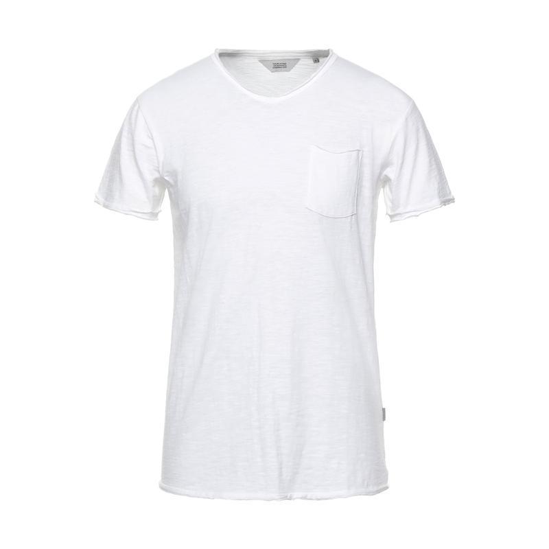 ランキング21 Solid ホワイト 半袖 Tシャツ カットソー トップス メンズファッション ｔシャツ 半袖 サイズ M Aurafest Fi