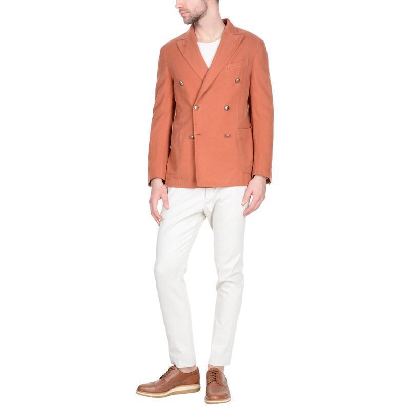 爆売り Boglioli テーラードジャケット メンズファッション ジャケット テーラード ブレザー 赤茶色 訳ありセール格安 Lespakigali Com