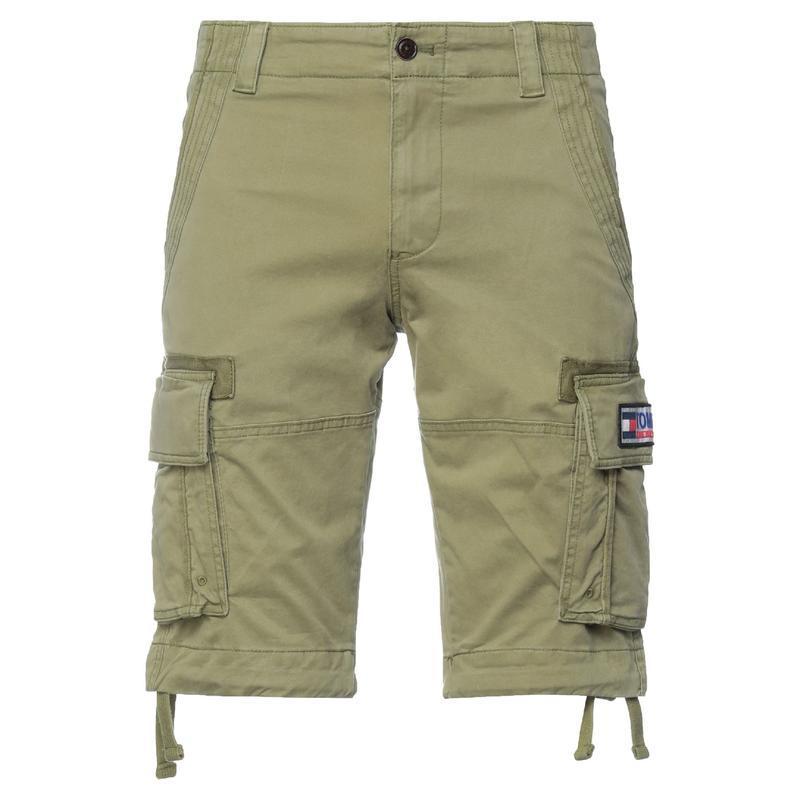 上品な メンズファッション ショートパンツ バミューダパンツ Jeans Tommy トミージーンズ ミリタリーグリーン ショート ハーフパンツ ボトムス パンツ ショート ハーフパンツ サイズ 29