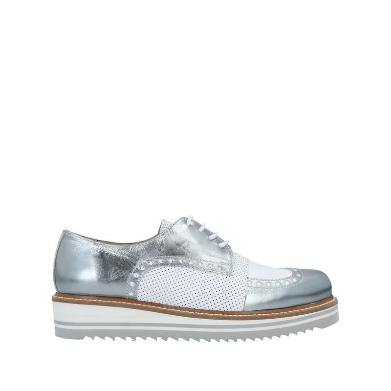 人気ブランドを 全国一律 送料無料キャンペーン実施中 シルバー その他レディースシューズ レディースシューズ レディースファッション レースアップシューズ Barbato Nicola シューズ