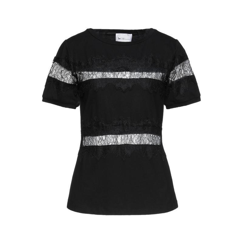 大人気新作 blumarine be ビーブルマリン Ｔシャツ ブラック 半袖  Tシャツ、カットソー  トップス  レディースファッション  半袖