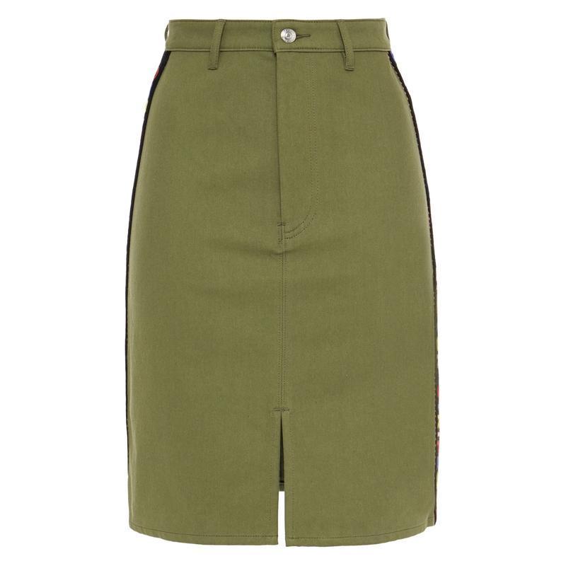 72時間限定タイムセール Tre Ccile デニムスカート レディースファッション ボトムス ジーンズ デニム ミリタリーグリーン 完売 Www Parkbanabithi Org In