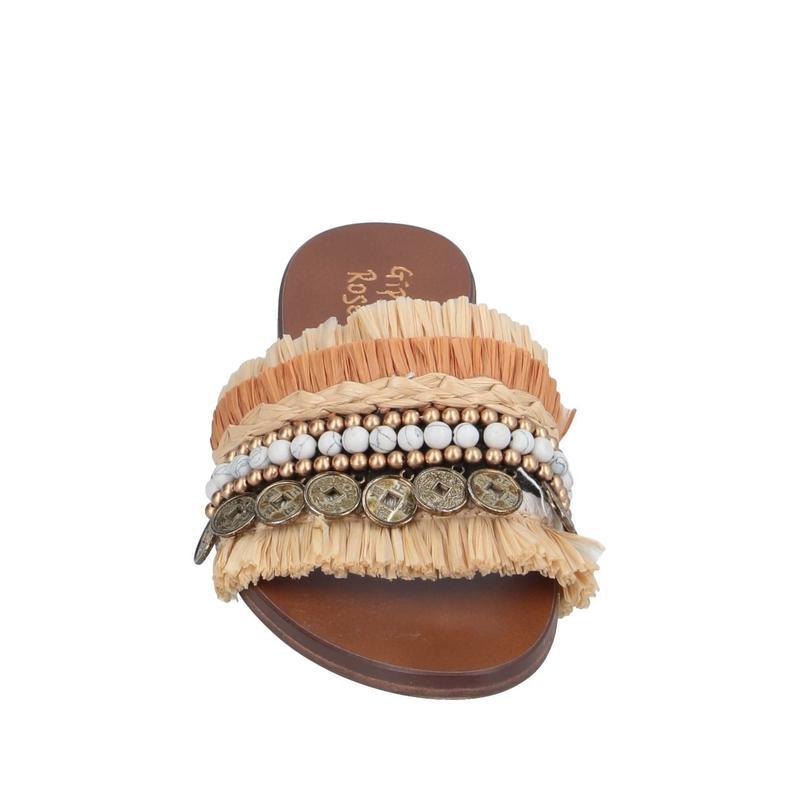 注目ショップ ブランドのギフト レディースシューズ レディースファッション サンダル Rose Gipsy ジプシーローズ ベージュ サンダル サンダル ミュール サンダル サイズ Eu 36 Pathwaysfl Org