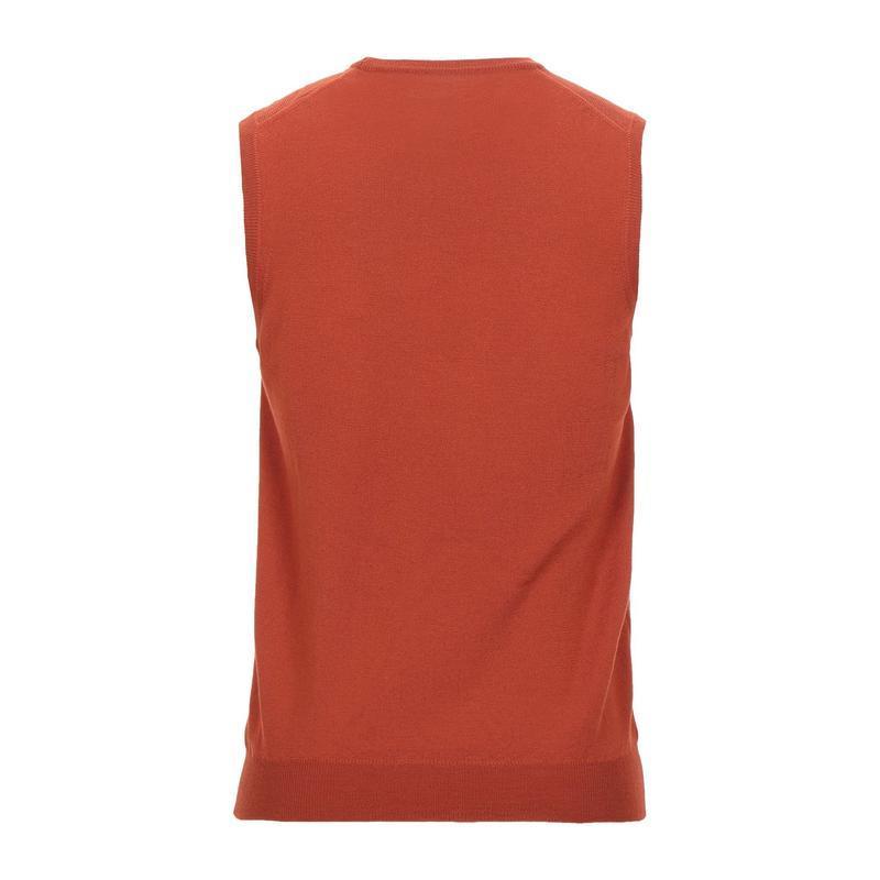 パーティを彩るご馳走や Alpha アルファスタジオ Studio 赤茶色 ニット セーター トップス メンズファッション ニットベスト ニット セーター サイズ It 50 Nfthorizon Io