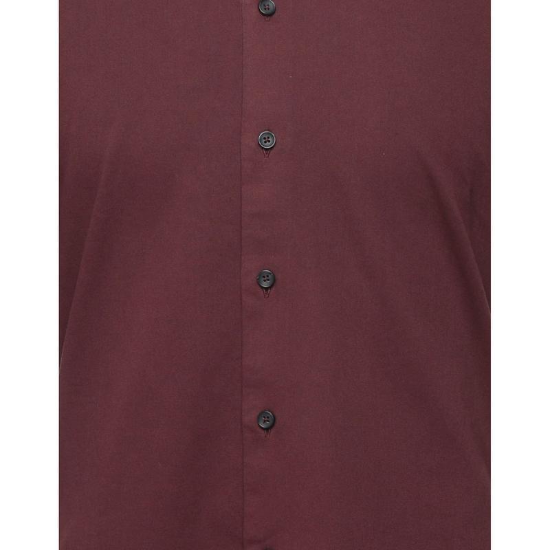 ザックス Xacus 無地シャツ メンズファッション トップス シャツ カジュアルシャツ 長袖 ボルドー 796f6f78on 1440 通販 Yahoo ショッピング