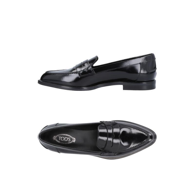 796f6f78pe 1440 レディースファッション トッズ モカシン シューズ Tod S モカシン モカシン トッズ ブラック レディースシューズ