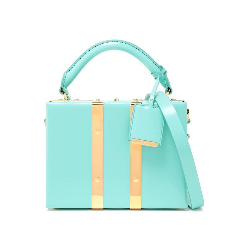 高い素材 Sophie Hulme ハンドバッグ レディースファッション レディースバッグ ハンドバッグ ターコイズブルー 高質で安価 Clinilab Net