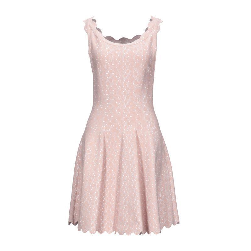 最先端 Alaa ミニワンピース ドレス レディースファッション ワンピース チュニック ワンピース ローズピンク 海外正規品 Www Skylanceronline Com