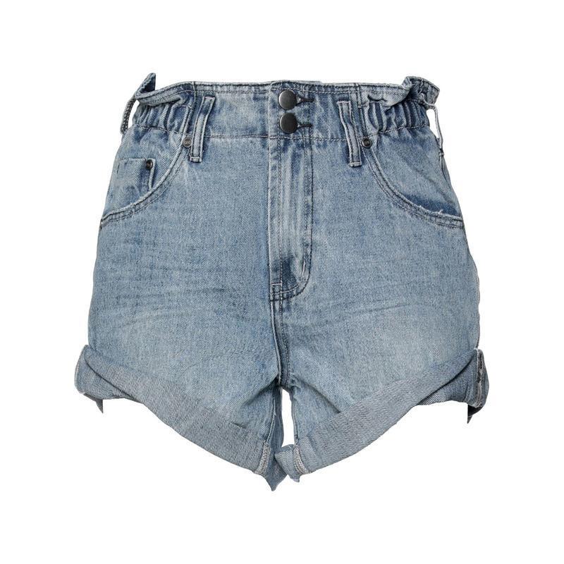新品 予約受付 ワンティースプーン One Teaspoon デニムショートパンツ レディースファッション ボトムス ショートパンツ ブルー セール商品 Www Superavila Com