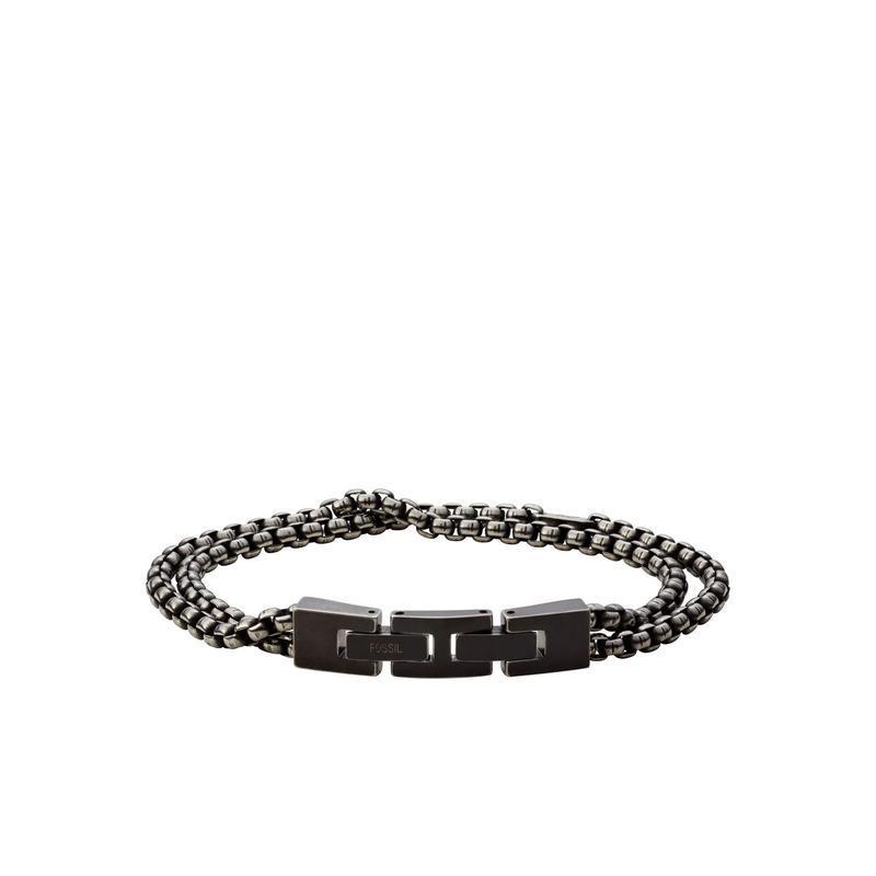 特別訳あり特価 ブレスレット Fossil フォッシル 鉛色 ブレスレット メンズアクセサリー 腕時計 アクセサリー ブレスレット サイズ Onesize Binghamtonhots Com
