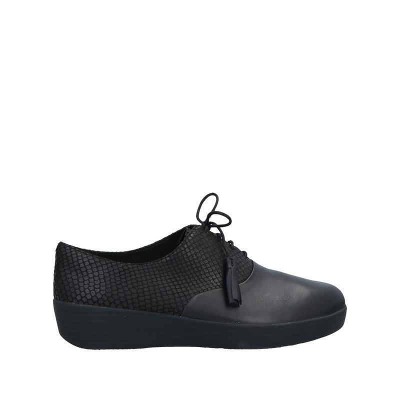 珍しい 全国一律 ブラック その他レディースシューズ レディースシューズ レディースファッション レースアップシューズ Fitflop 送料無料キャンペーン実施中 シューズ