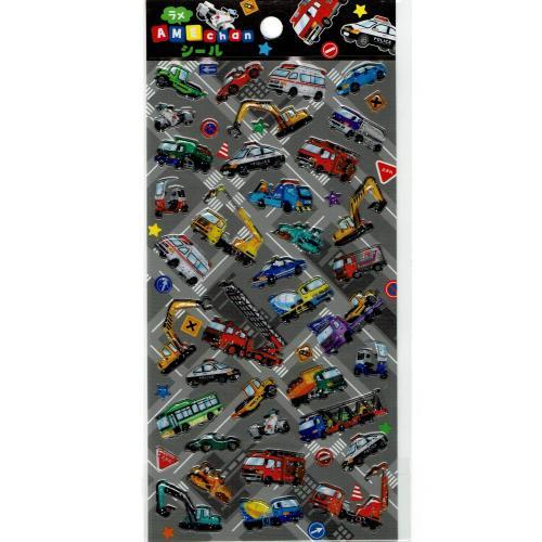 Q-LiA（クーリア） ラメあめちゃんシール はたらくくるま : シール