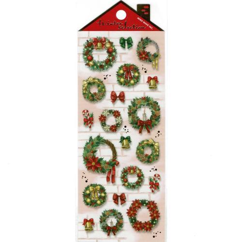ウィンターセレクション クリスマスリース : シールプラザ 14Colors