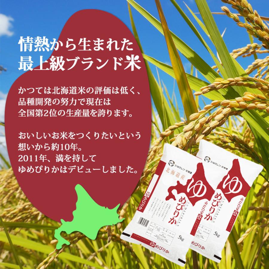 ゆめぴりか 10kg(5kg×2袋) 北海道産 お米 令和6年 道産米 ゆめぴりか 10kg(5kg×2袋) 北海道産 お米 令和6年 道産米