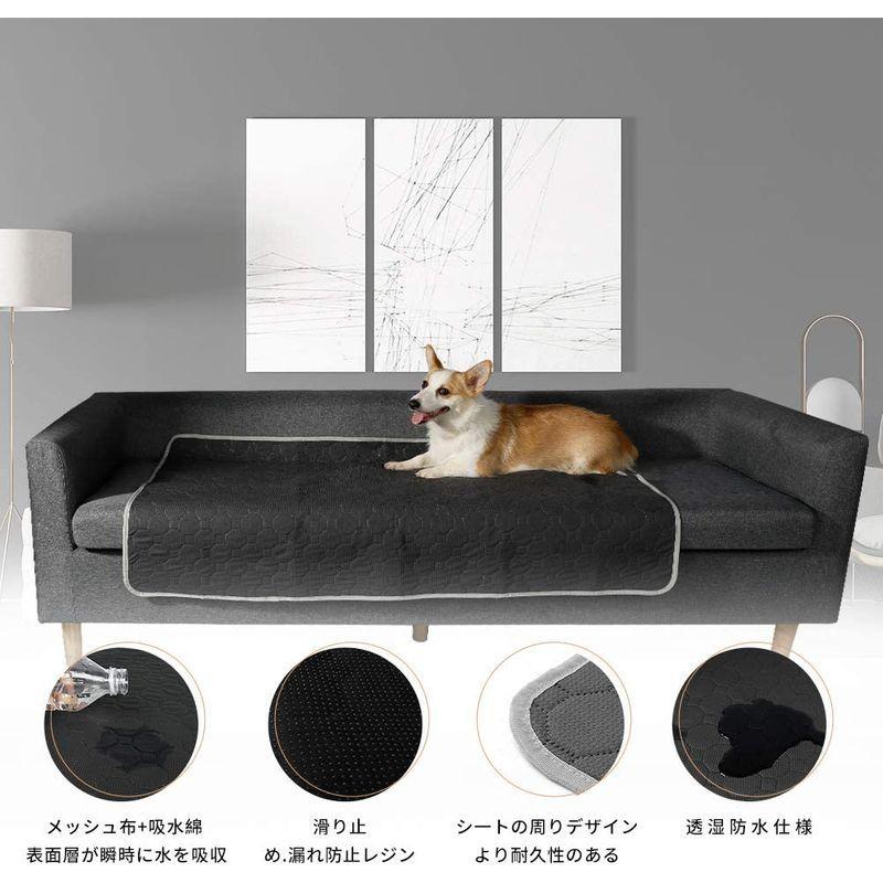 人気商品 介護用ベッド 寝具 ペット用おしっこマット ２枚セット ペットマット 犬 ベッド クッション 4重構造 防水 消臭 速乾 介護 制菌 超吸収 洗える 再使用可能 Ism Com Ge