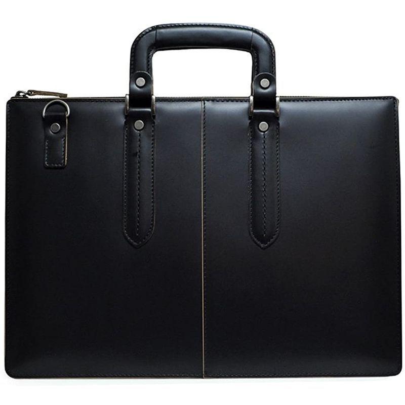 公式ストア ビジネスバッグ 2WAY 青木鞄 枯淡 薄マチブリーフケース