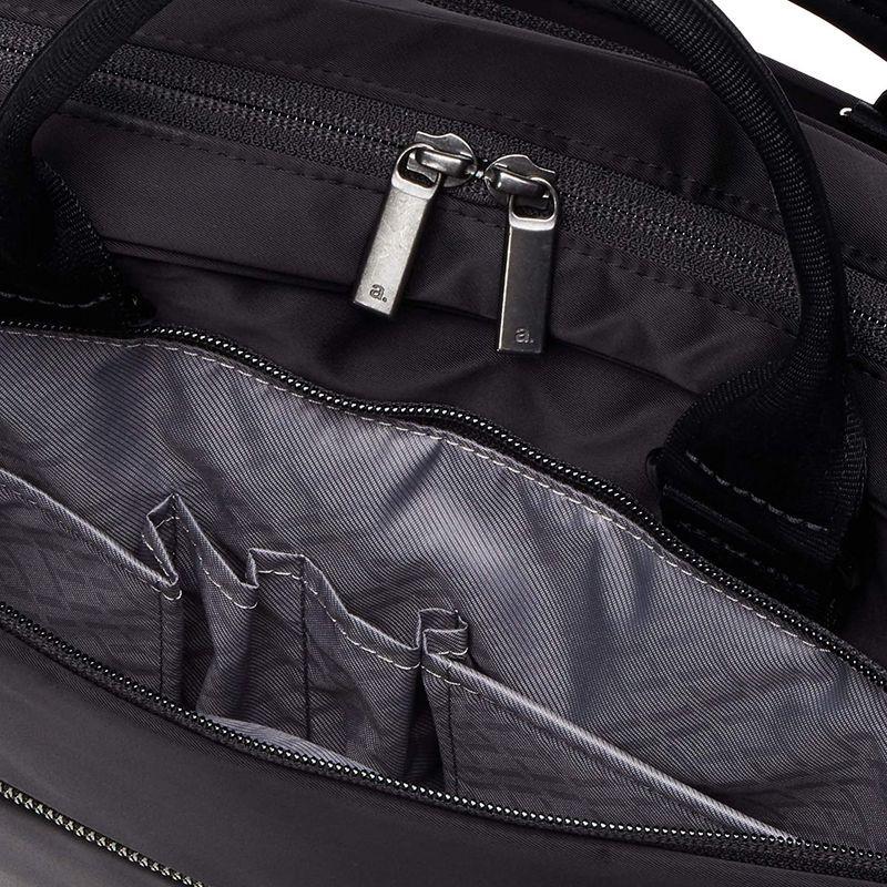 エースジーン ビジネスバッグ 15インチPC収納 B4 軽量 ボトルホルダー搭載 スリブライト No.62524 メンズ ブラック ビジネスバッグ 15インチPC収納 B4 軽量 ボトルホルダー搭載 スリブライト No メンズ ブラック