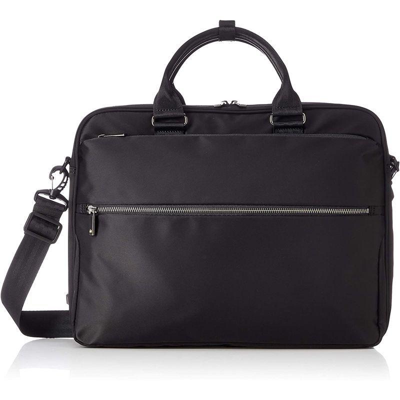 エースジーン ビジネスバッグ 15インチPC収納 B4 軽量 ボトルホルダー搭載 スリブライト No.62524 メンズ ブラック ビジネスバッグ 15インチPC収納 B4 軽量 ボトルホルダー搭載 スリブライト No メンズ ブラック