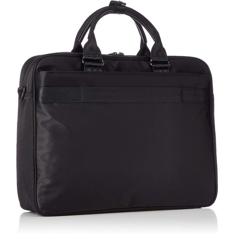 エースジーン ビジネスバッグ 15インチPC収納 B4 軽量 ボトルホルダー搭載 スリブライト No.62524 メンズ ブラック ビジネスバッグ 15インチPC収納 B4 軽量 ボトルホルダー搭載 スリブライト No メンズ ブラック