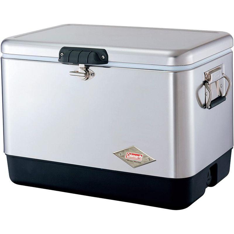 コールマン クーラーボックス 54QTスチールベルトクーラー シルバー 3000001343 3000001343 クーラーボックス コールマン 54QTスチールベルトクーラー シルバー P2061545497(18010円)