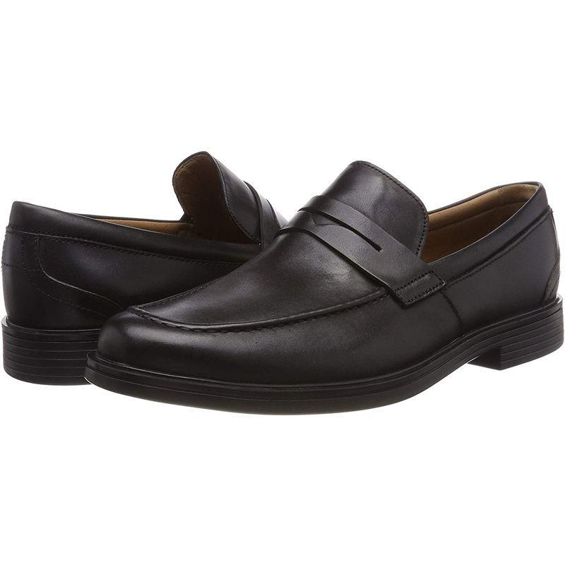 クラークス ビジネスシューズ ローファー アンアルドリックステップ 本革 メンズ ブラックレザー 27 cm ビジネスシューズ ローファー アンアルドリックステップ 本革 メンズ ブラックレザー cm