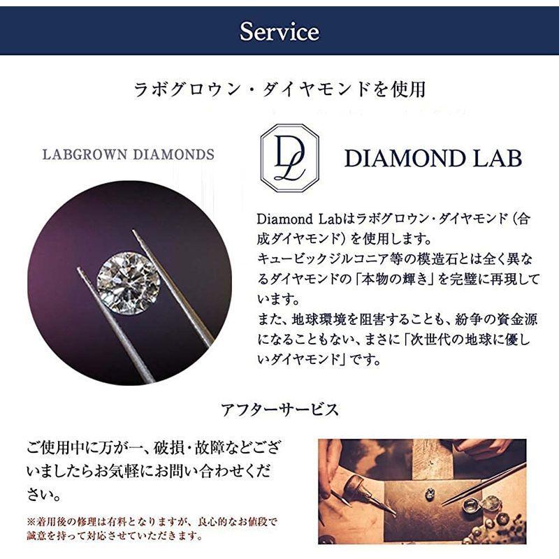 ダイヤモンド ネックレス レディース Diamond Lab 一粒 0.07ct 6本爪
