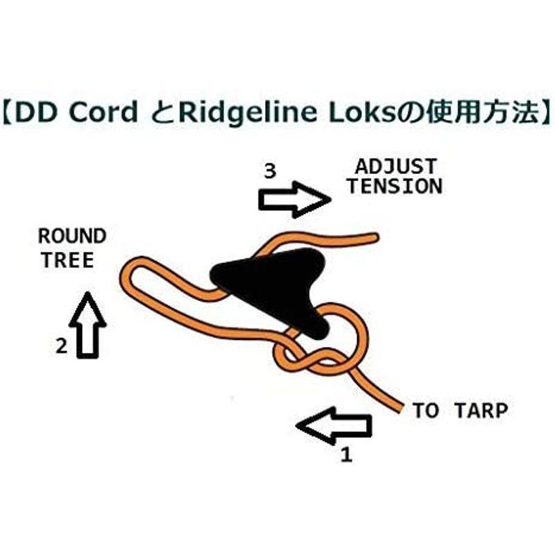 DDタープ 4x4 設営に便利なセット DD Tarp タープ 4X4 & DD Cord コード (10m) & Ridgeline Lo タープ IQ1100908847(9618円)