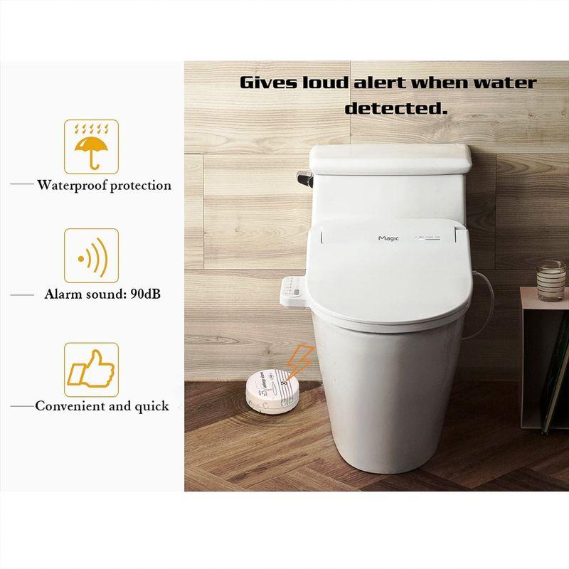 高速配送高速配送housolution 水漏れ報知器 漏水検知器 水オーバー 水位感知 水漏れ警報 水漏れ防止 漏水センサー 90db 無線 防災グッズ ト 避難生活用品 Cinnyi 水位センサー 防犯アラーム 水漏れ警報 漏水検知器 自動警報 ホームセキュリティ 水漏れ防止 119dB大音量 防災グッズ 浴