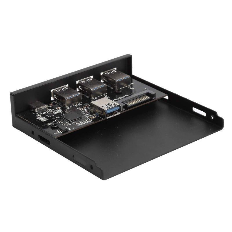 T opiky USB 3.0フロントパネルハブ、オプティカルドライブパネルコンピューター拡張ボードサポートTypeC、コンピューターケー