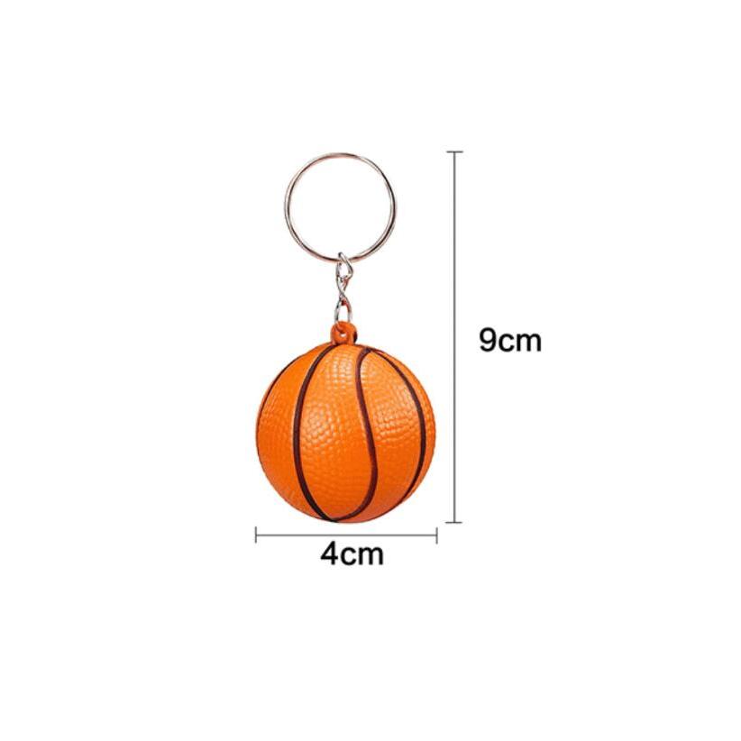 バスケットボールキーホルダー 100個セット オレンジカラー|スポーツ記念品・イベント景品・装飾用_2