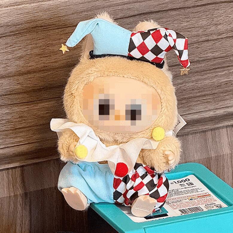 LABUBU ラププ 専用 手作り ぬいぐるみ服 17cm ドール用 ワンピース