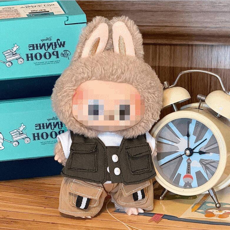 LABUBU ラププ 専用 手作り ぬいぐるみ服 17cm ドール ワンピース