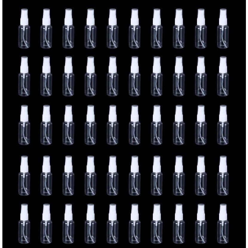 空のスプレーボトル 300ml 50個セット 詰め替え可能 防漏れ 透明 PET+