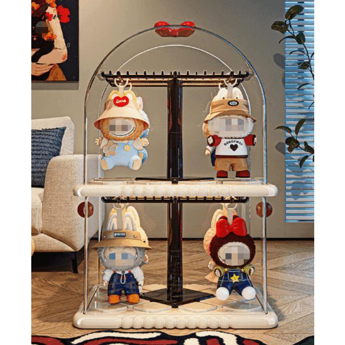 POPMART LABUBU専用 透明収納ケース 防塵 15cm 17cm対応 フィギュア