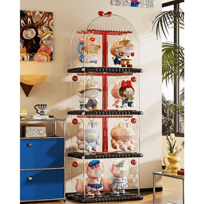 POPMART LABUBU専用 透明収納ケース 防塵 15cm 17cm対応 フィギュア