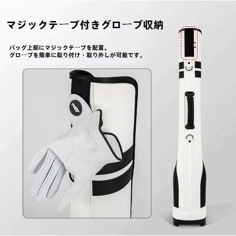 【値引き】小型スタンドバッグ ゴルフミニキャディバッグ 7本収納 超軽量 ショルダータイプ 小型